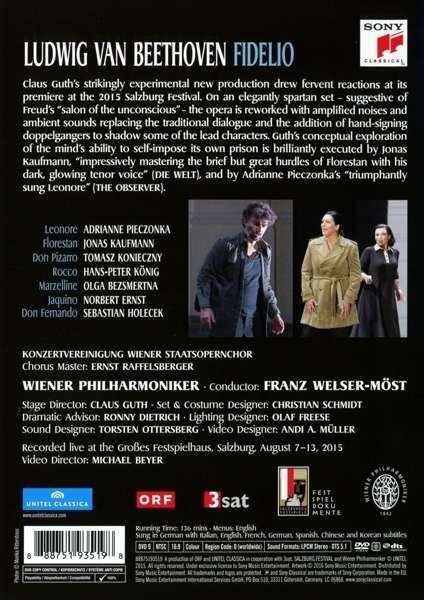 Adrianne Pieczonka, Jonas Kaufmann, Wiener Philharmoniker, Franz Welser-Möst: Beethoven: Fidelio - DVD Foto #2