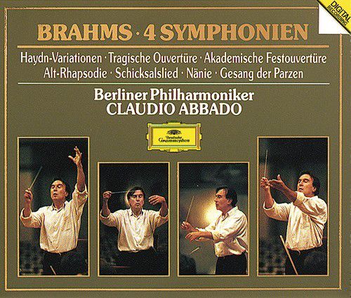 Berliner Philharmoniker, Claudio Abbado, Ernst-Senff-Chor, Marjana Lipovšek, Rundfunkchor Berlin: Brahms: 4 Symphonien - CD Foto #1