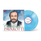 Luciano Pavarotti: Christmas with Pavarotti (Blue Vinyl) - Plak Foto #2