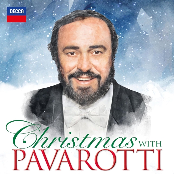 Luciano Pavarotti: Christmas with Pavarotti (Blue Vinyl) - Plak Foto #1