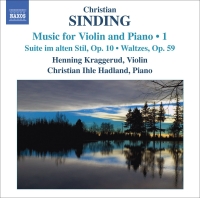 Henning Kraggerud: Sinding, C.: Violin and Piano Music, Vol. 1 - CD