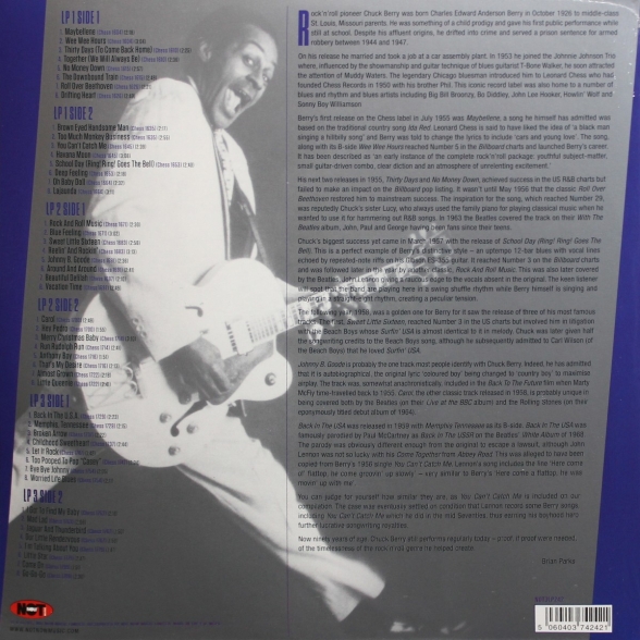 Chuck Berry: The Singles Collection (White Vinyl) - Plak Foto #2