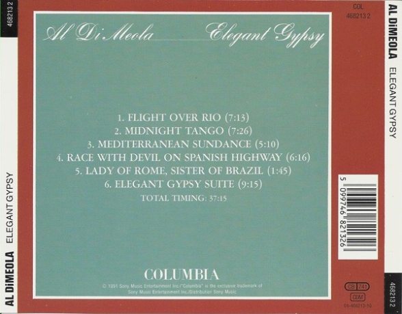 Al Di Meola: Elegant Gypsy - CD Foto #2
