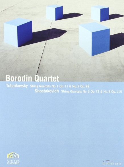 Borodin String Quartet: Tchaikovsky: String Quartets Nos. 1 & 2/ Shostakovich: String Quartets Nos. 3 & 8 - DVD Foto #1