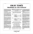 Okay Temiz: Drummer of Two Worlds  (Reissue - Avrupa Edisyonu) - Plak Foto #2