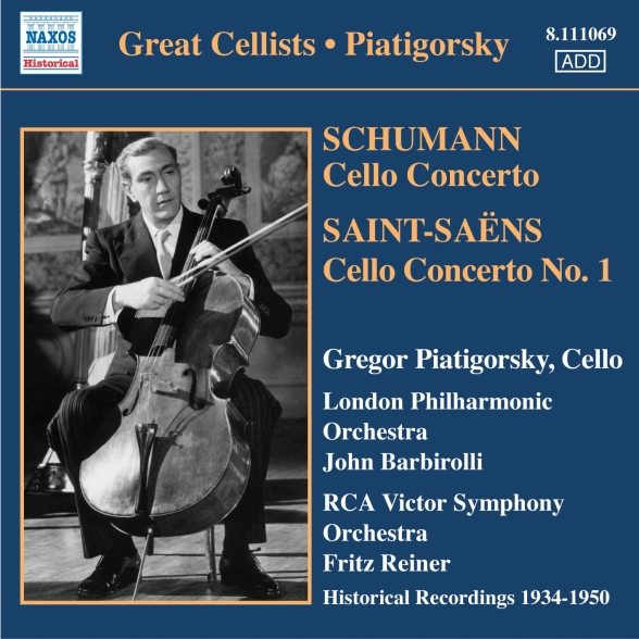 Gregor Piatigorsky: Piatigorsky, Gregor: Concertos and Encores (1934-1950) - CD Foto #1