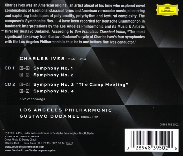 Gustavo Dudamel, Los Angeles Philharmonic: Ives: Complete Symphonies - CD Foto #2
