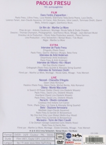 Paolo Fresu: 50, Quinquagenese - DVD Foto #2
