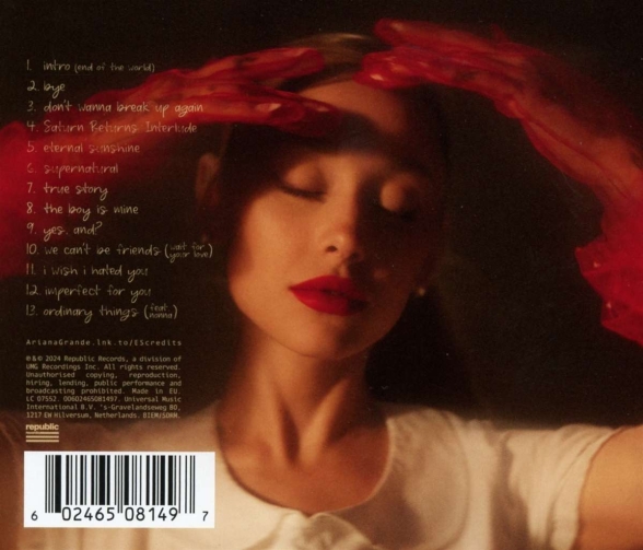 Ariana Grande: Eternal Sunshine - CD Foto #2