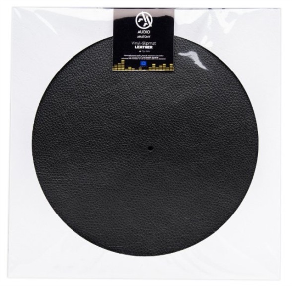 Audio Anatomy - Slipmat (Black Leather) Foto #1