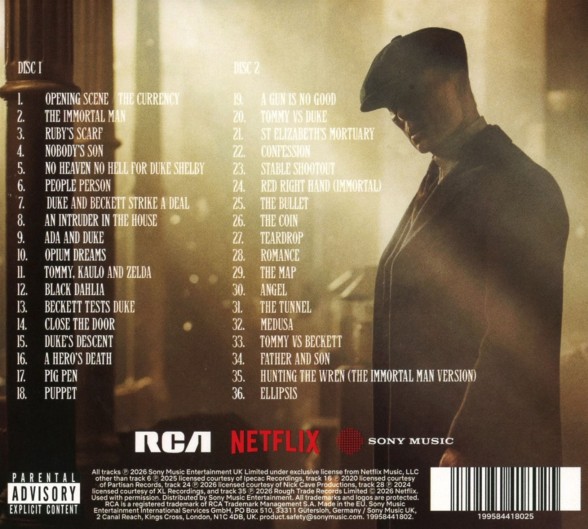 Çeşitli Sanatçılar: Peaky Blinders: The Immortal Man (Soundtrack From The Netflix Film) - CD Foto #3
