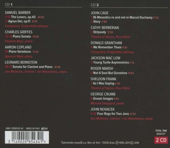 Conspirare, Stefen Beus, Spencer Meyer, Theatre of Voices, Paul Hillier, Jon Nakamatsu, Jon Manasse, Michael Sheppard: AMERICA! vol.3. From Modern to Pop Art - CD Foto #2