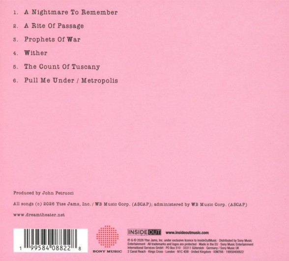Dream Theater: Lost Not Forgotten Archives: Live In Tokyo, 2010 - CD Foto #2