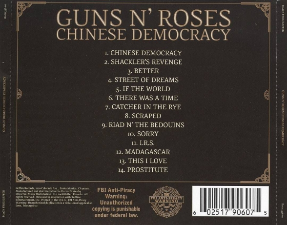 Guns N' Roses: Chinese Democracy - CD Foto #2
