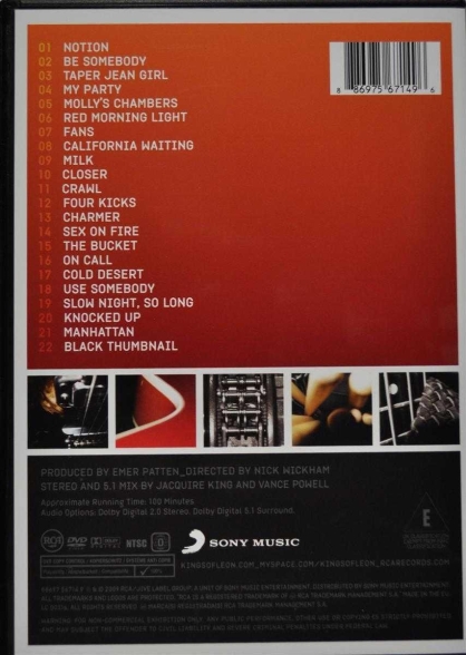 Kings Of Leon: Live At The 02 - DVD Foto #2