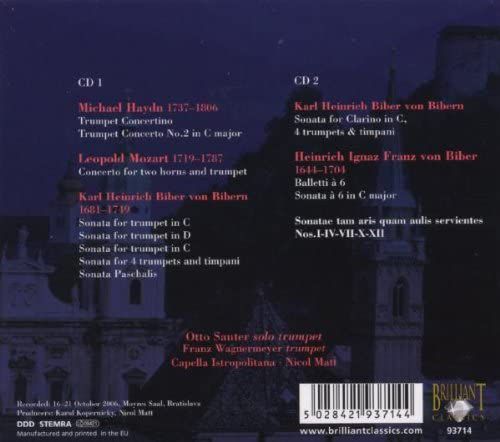 Otto Sauter, Franz Wagnermeyer, Capella Istropolitana, Nicol Matt: The Trumpet in Salzburg - CD Foto #2