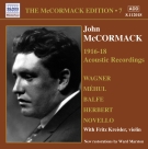John McCormack: Mccormack, John: Mccormack Edition, Vol. 7: The Acoustic Recordings (1916-1918) - CD Foto #1