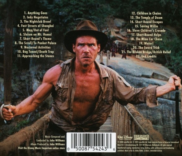John Williams: Indiana Jones And The Temple Of Doom - CD Foto #2