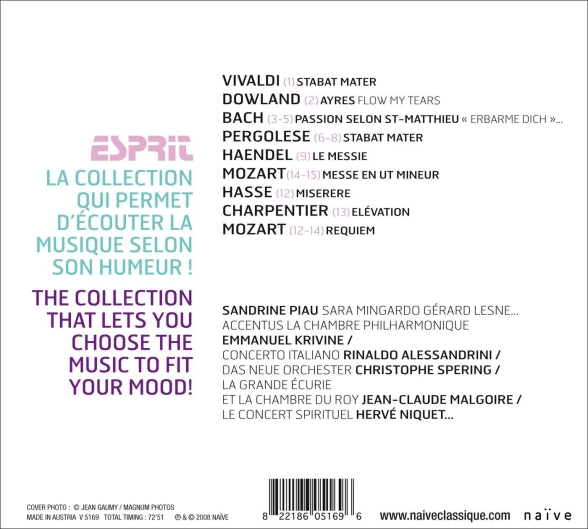 Çeşitli Sanatçılar: Esprit Sacré - CD Foto #2