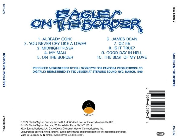 The Eagles: On The Border - CD | Opus3a