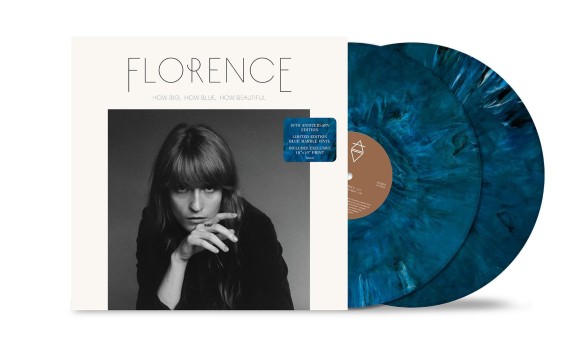 Florence + The Machine: How Big, How Blue, How Beautiful (Limited Edition - Blue Marbled Vinyl) - Plak Foto #2