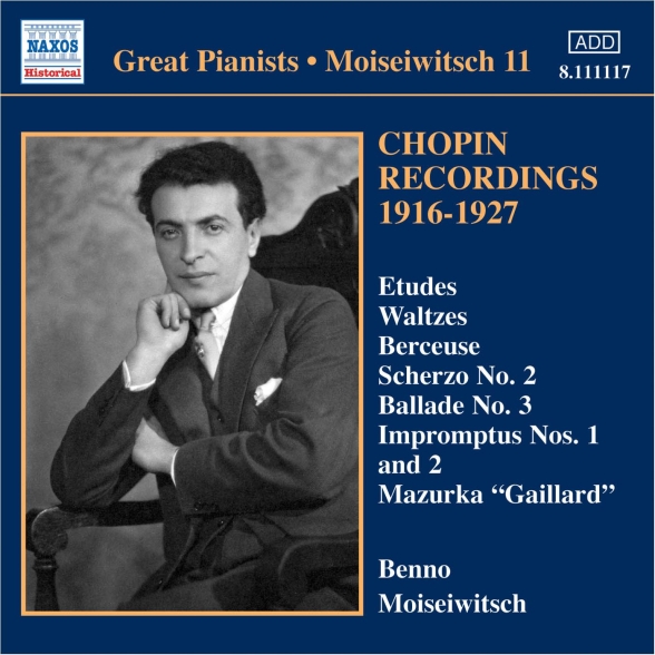 Benno Moiseiwitsch: Chopin: Piano Works (Moiseiwitsch, Vol. 11) (1916-1927) - CD Foto #1