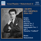 Benno Moiseiwitsch: Chopin: Piano Works (Moiseiwitsch, Vol. 11) (1916-1927) - CD Foto #1