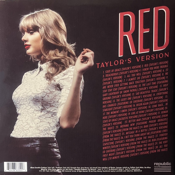Taylor Swift: Red (Taylor's Version) - Plak | Opus3a