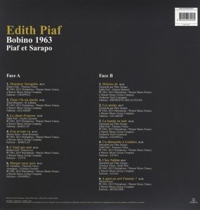 Édith Piaf, Theo Sarapo: Recital Bobino 1963 - Plak Foto #2