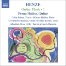 Franz Halasz: Henze, H.W.: Guitar Music, Vol. 1 - CD Foto #1