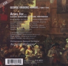 Lorraine Hunt Lieberson, Lisa Saffer, Drew Minter, David Thomas, Nicholas McGegan: Handel: Arias for ... - CD Foto #2