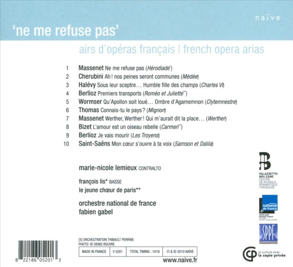 Marie-Nicole Lemieux: Ne me refuse pas - CD Foto #2