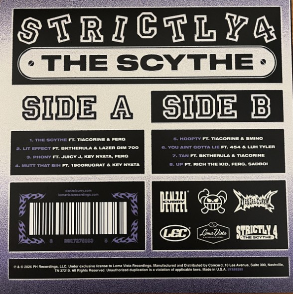 Denzel Curry: Strictly 4 The Scythe (Colored) - Plak Foto #2