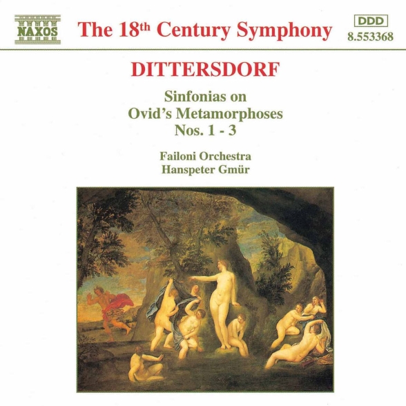 Dittersdorf: Sinfonias On Ovid's Metamorphoses, Nos. 1 - 3 - CD Foto #1