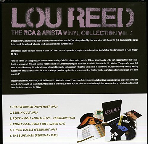 Lou Reed: The Rca & Arista Vinyl Collection Vol. 1 (Remastered) - Plak Foto #2