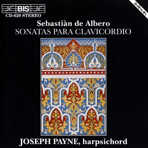 Joseph Payne: de Albero: Sonatas para clavicordio - CD Foto #1