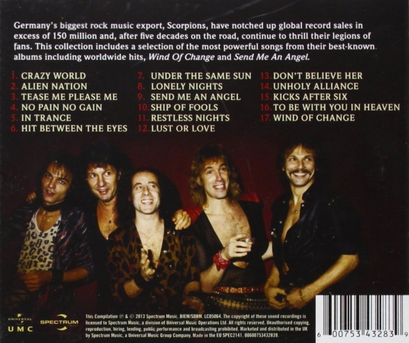 Scorpions: Wind Of Change: The Collection - CD Foto #2