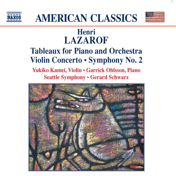 Lazarof: Tableaux / Violin Concerto / Symphony No. 2 - CD Foto #1