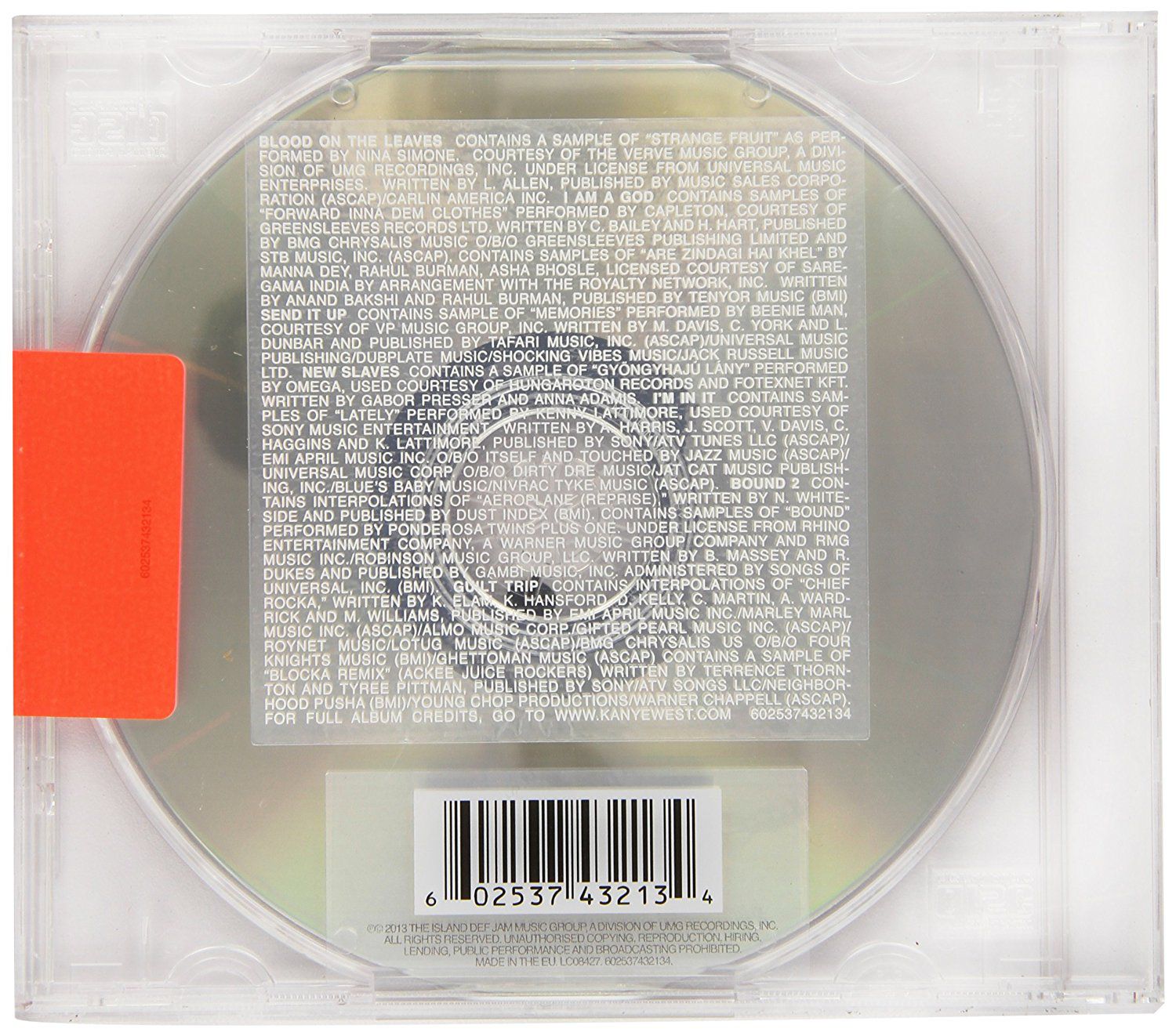 Kanye West: Yeezus - CD | Opus3a