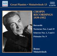Benno Moiseiwitsch: Moiseiwitsch, Vol. 13 - CD