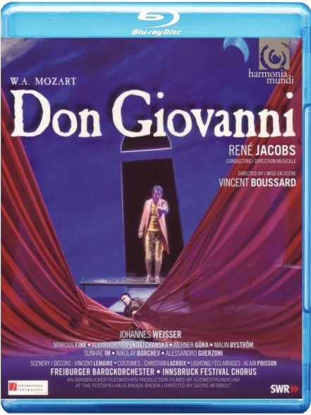 Johannes Weisser, Kenneth Tarver, Lorenzo Regazzo, Olga Pasichnyk, RIAS Kammerchor, Freiburger Barockorchester, René Jacobs: Mozart: Don Giovanni - BluRay Foto #1