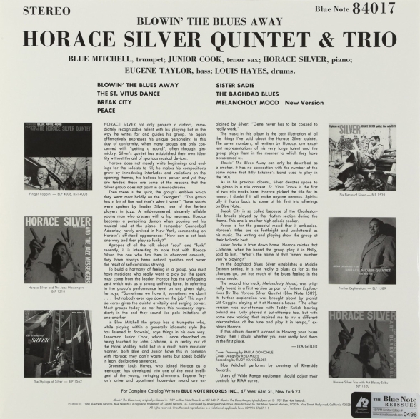 Horace Silver: Blowin' The Blues Away - Plak Foto #2