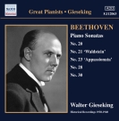 Walter Gieseking: Beethoven: Piano Sonatas Nos. 20, 21, 23, 28 and 30 - CD Foto #1
