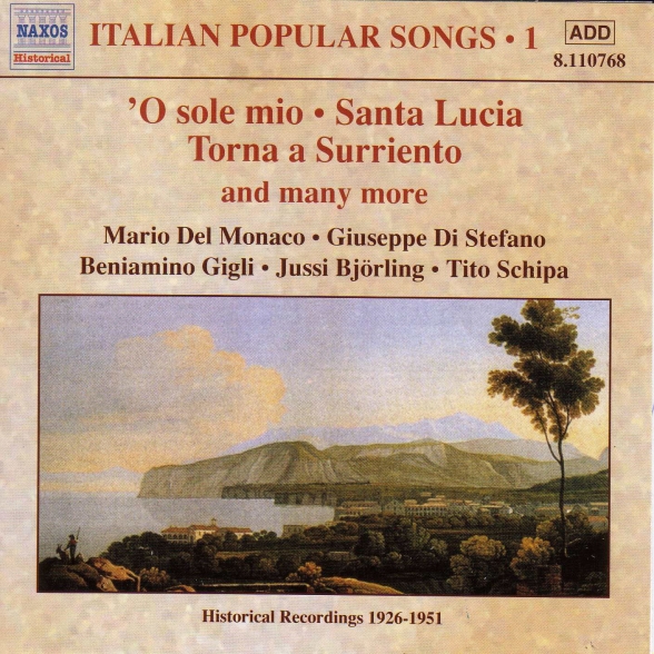 Italian Popular Songs, Vol.  1 (1930-1950) - CD Foto #1