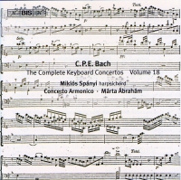Miklós Spányi, Concerto Armonico: C.P.E. Bach: Keyboard Concertos, Vol. 18 - CD