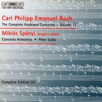 Miklós Spányi, Concerto Armonico, Péter Szűts: C.P.E. Bach: Keyboard Concertos, Vol. 11 - CD