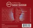Sarah Vaughan: Great Women Of Song: Sarah Vaughan - CD Foto #2