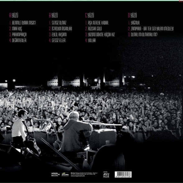 Bülent Ortaçgil, Teoman: Konser - Plak Foto #2