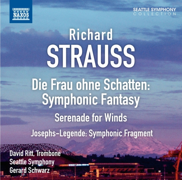 Gerard Schwarz: Strauss: Symphonic Fantasy on Die Frau ohne Schatten - Serenade, Op. 7 - Symphonic Fragment from Josephs Legende - CD Foto #1