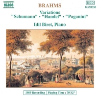 İdil Biret, Johannes Brahms: BRAHMS: Variations "Schumann" . "Handel" . "Paganini" - CD